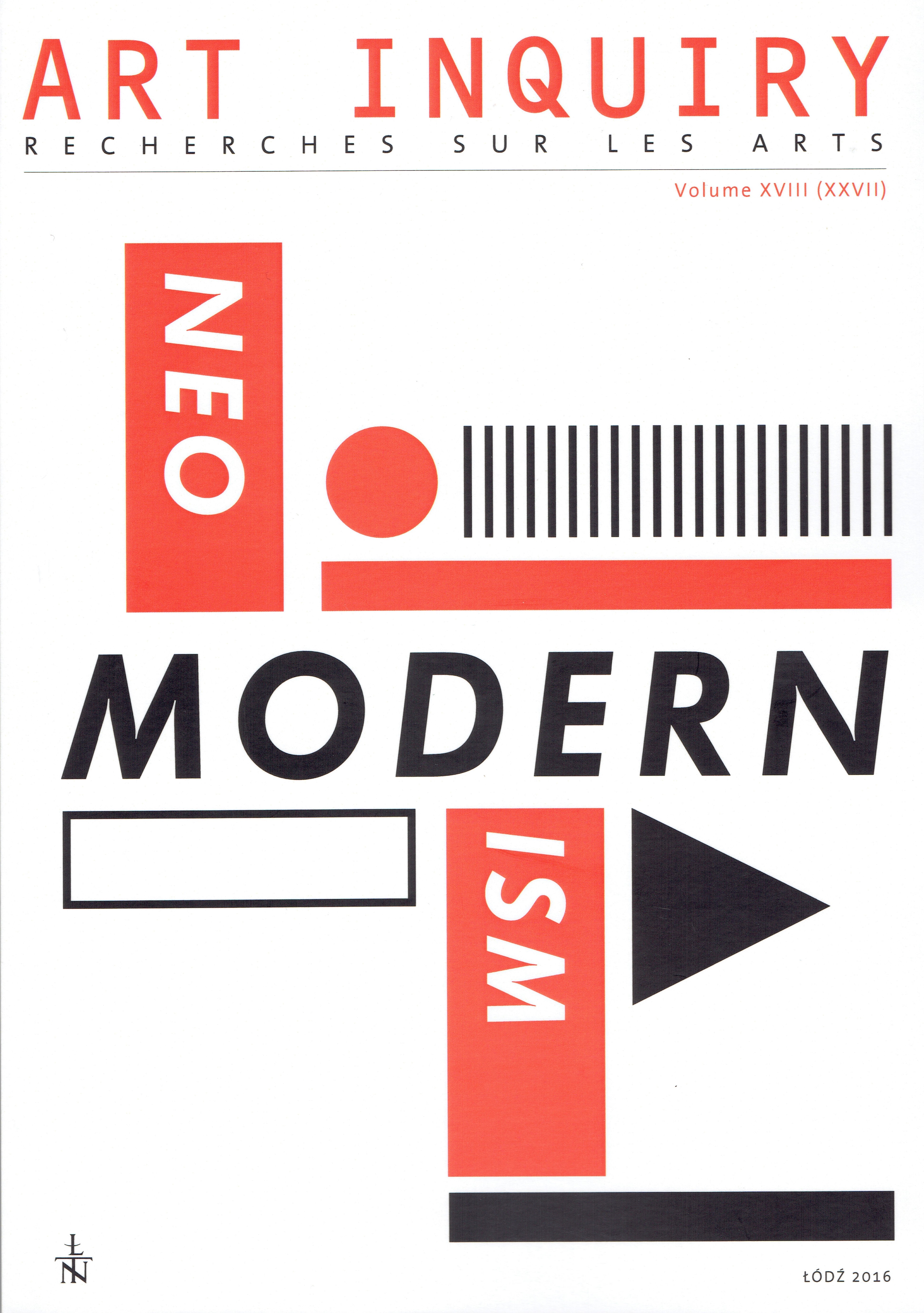 					View Vol. 18 (2016): Neomodernism
				