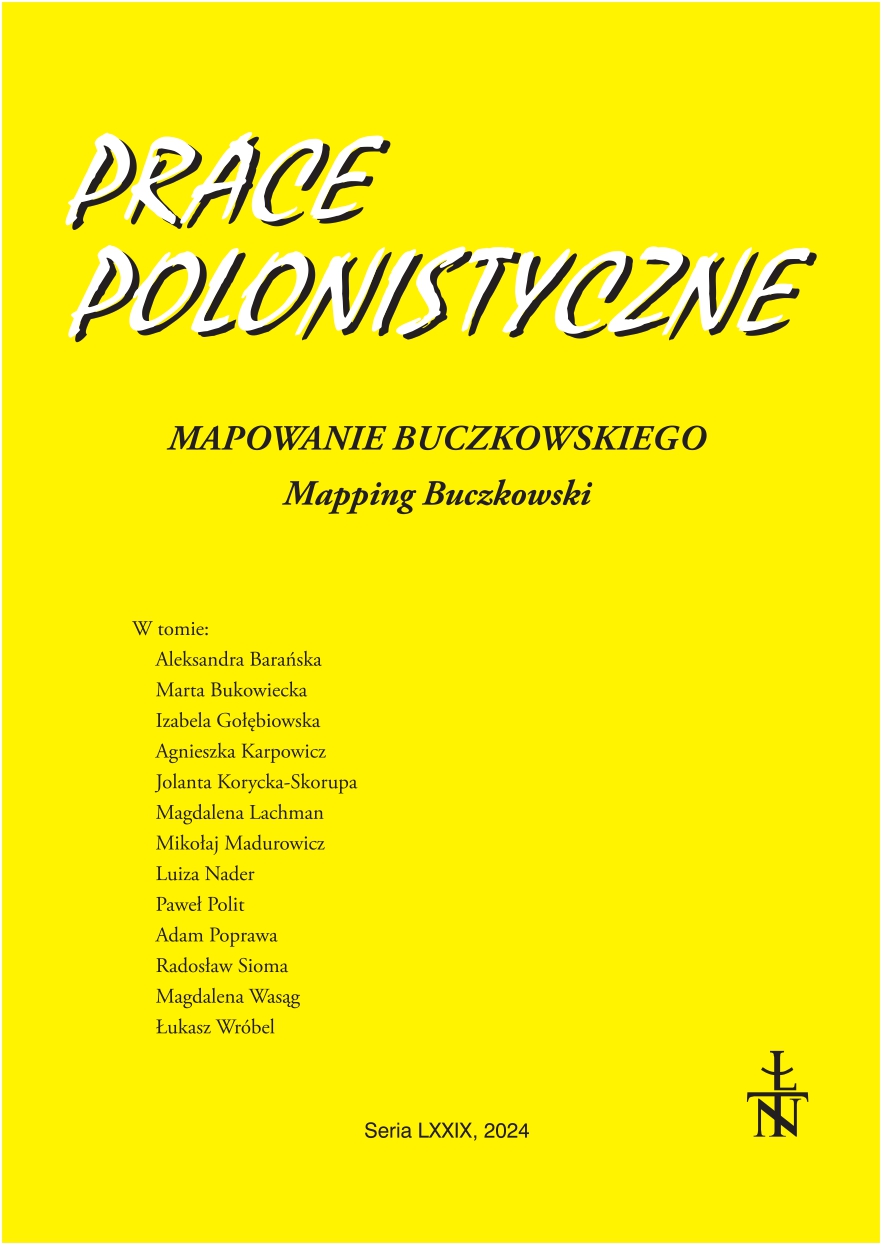 					Pokaż  Tom 79 (2024): Mapowanie Buczkowskiego
				